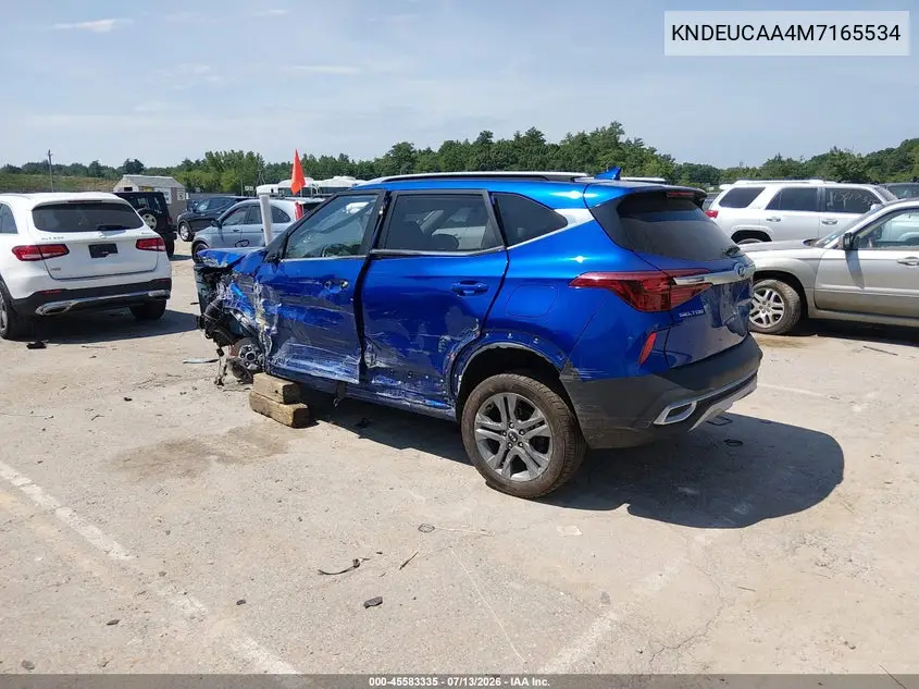 2021 Kia Seltos S VIN: KNDEUCAA4M7165534 Lot: 45583335