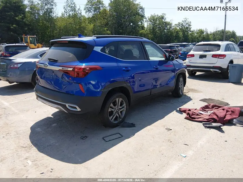 2021 Kia Seltos S VIN: KNDEUCAA4M7165534 Lot: 45583335