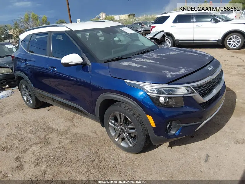 2021 Kia Seltos S VIN: KNDEU2AA1M7058662 Lot: 45583573