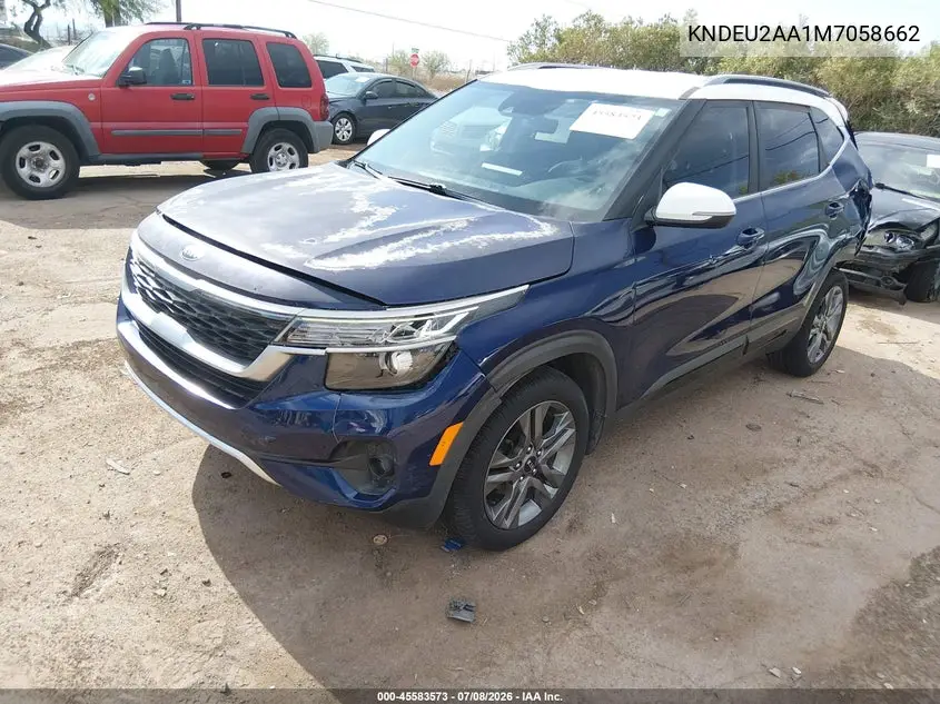 2021 Kia Seltos S VIN: KNDEU2AA1M7058662 Lot: 45583573