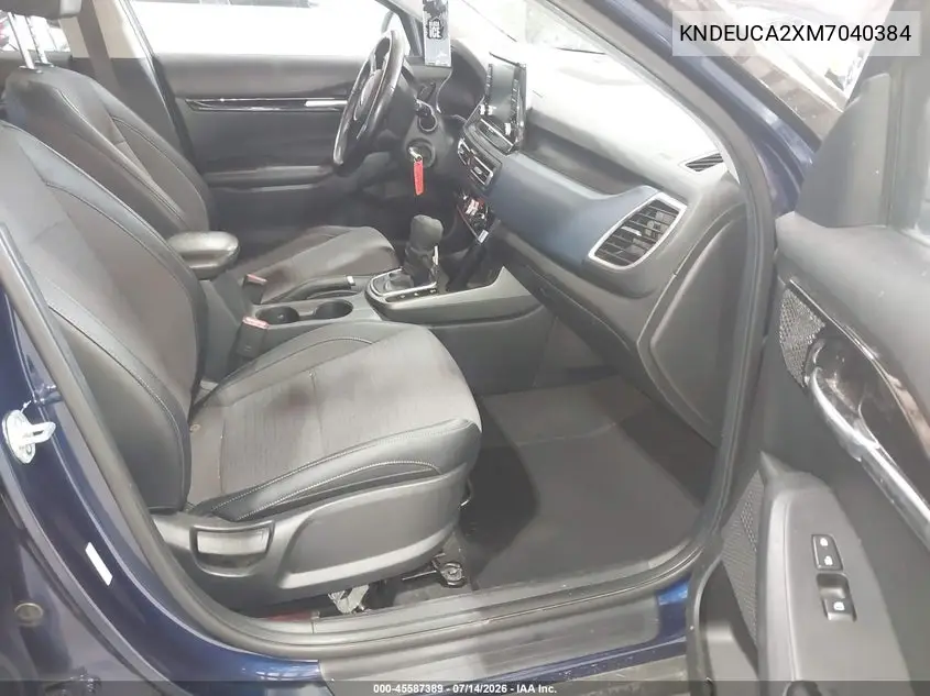 2021 Kia Seltos S Turbo VIN: KNDEUCA2XM7040384 Lot: 45587389