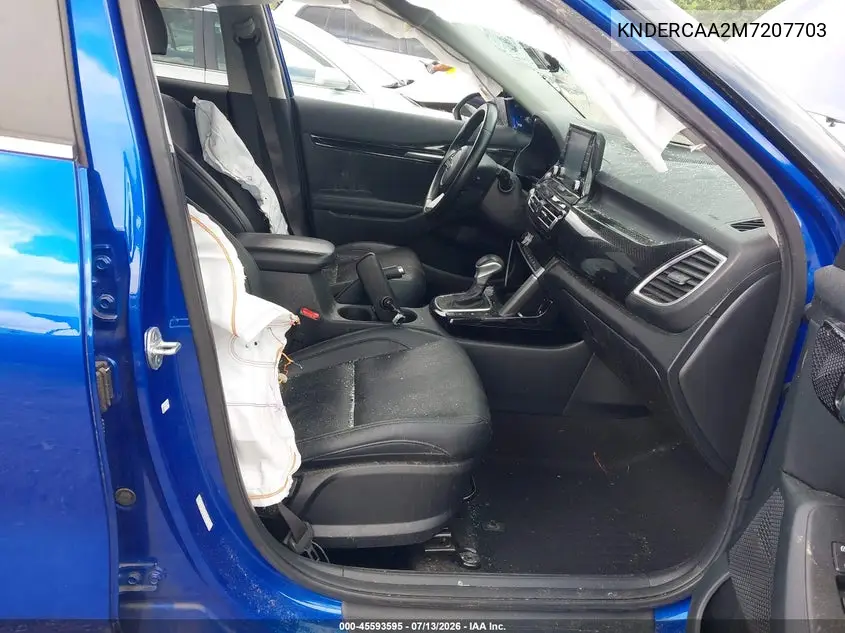 2021 Kia Seltos Ex VIN: KNDERCAA2M7207703 Lot: 45593595