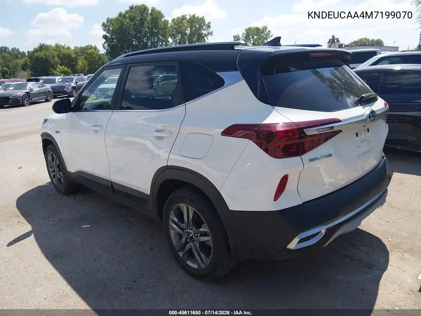 2021 Kia Seltos S VIN: KNDEUCAA4M7199070 Lot: 45611650