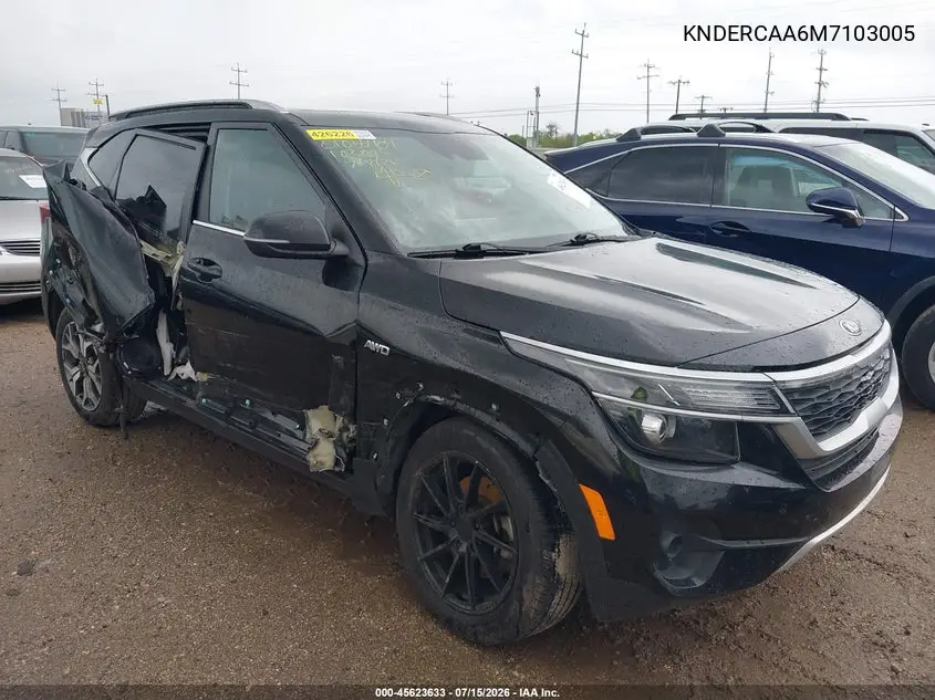 2021 Kia Seltos Ex VIN: KNDERCAA6M7103005 Lot: 45623633