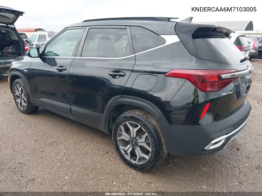 2021 Kia Seltos Ex VIN: KNDERCAA6M7103005 Lot: 45623633