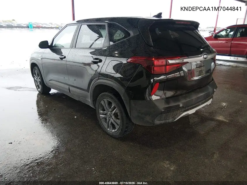 2021 Kia Seltos Lx VIN: KNDEPCAA1M7044841 Lot: 45643669
