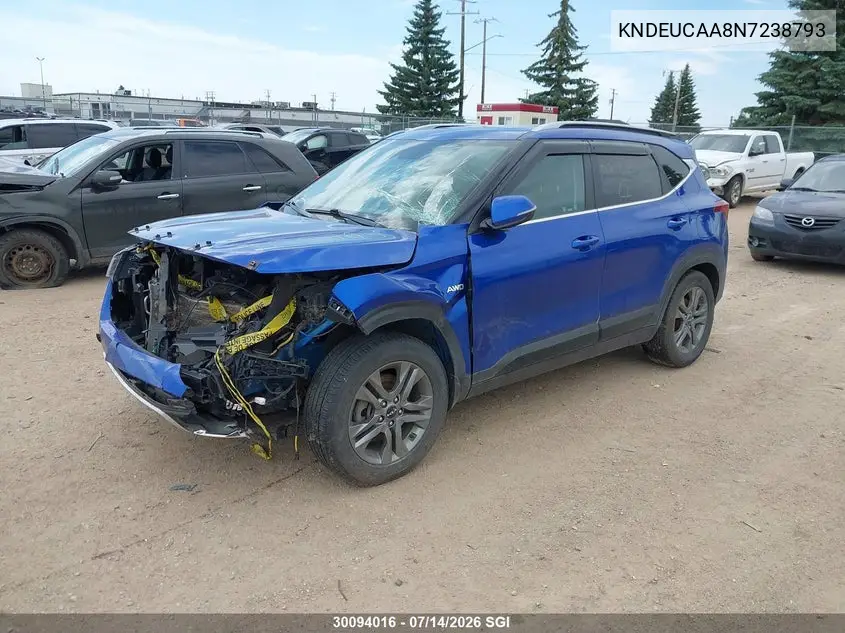 2022 Kia Seltos S VIN: KNDEUCAA8N7238793 Lot: 30094016