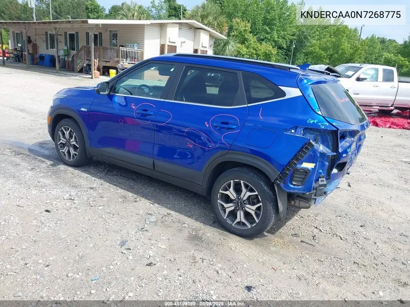 2022 Kia Seltos Ex VIN: KNDERCAA0N7268775 Lot: 45199399