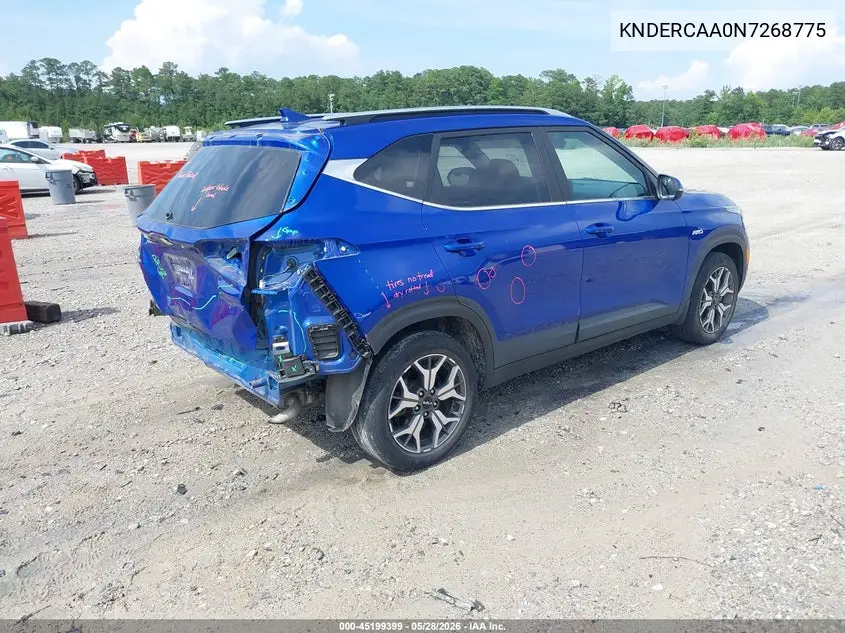 2022 Kia Seltos Ex VIN: KNDERCAA0N7268775 Lot: 45199399