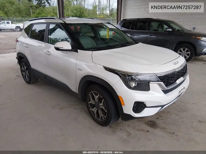 2022 Kia Seltos Ex VIN: KNDERCAA9N7257287 Lot: 45207819