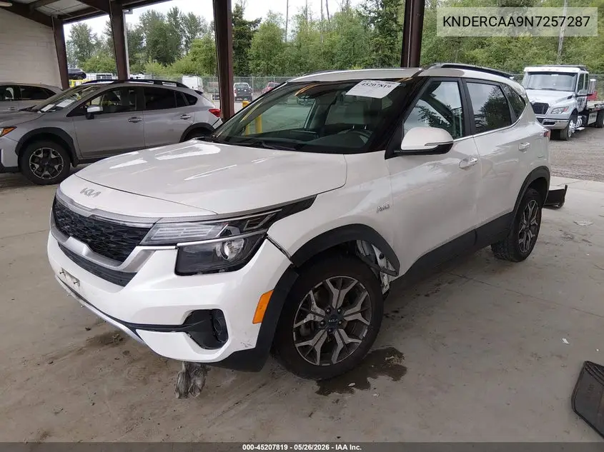 2022 Kia Seltos Ex VIN: KNDERCAA9N7257287 Lot: 45207819