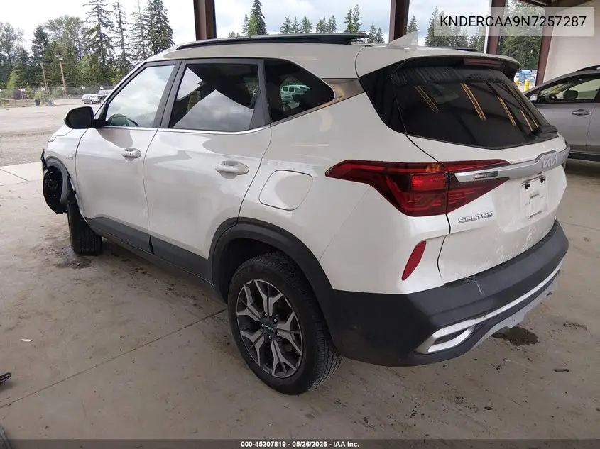 2022 Kia Seltos Ex VIN: KNDERCAA9N7257287 Lot: 45207819
