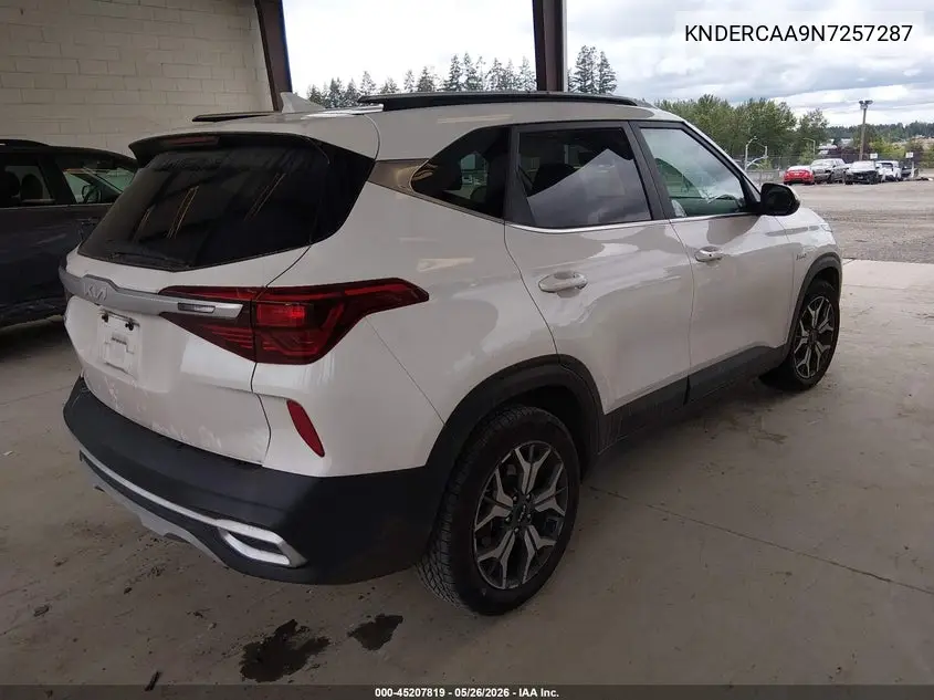 2022 Kia Seltos Ex VIN: KNDERCAA9N7257287 Lot: 45207819