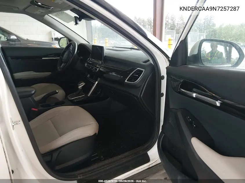 2022 Kia Seltos Ex VIN: KNDERCAA9N7257287 Lot: 45207819