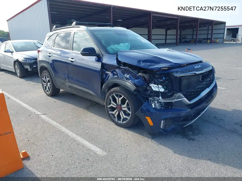 2022 Kia Seltos Sx Turbo VIN: KNDETCA27N7255547 Lot: 45323761