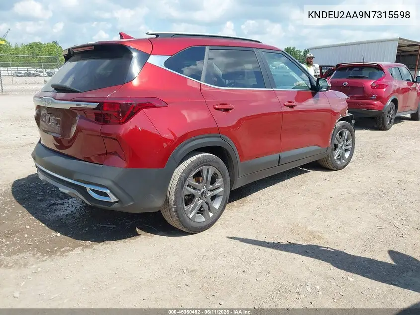 2022 Kia Seltos S VIN: KNDEU2AA9N7315598 Lot: 45360482