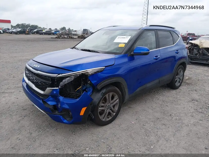 2022 Kia Seltos S VIN: KNDEU2AA7N7344968 Lot: 45490837