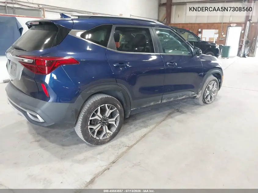 2022 Kia Seltos Ex VIN: KNDERCAA5N7308560 Lot: 45583557
