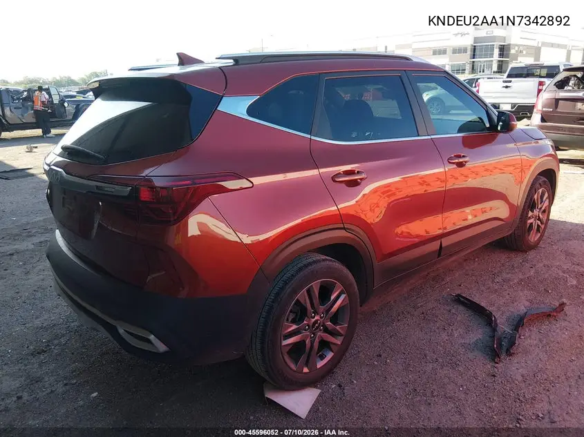 2022 Kia Seltos S VIN: KNDEU2AA1N7342892 Lot: 45596052