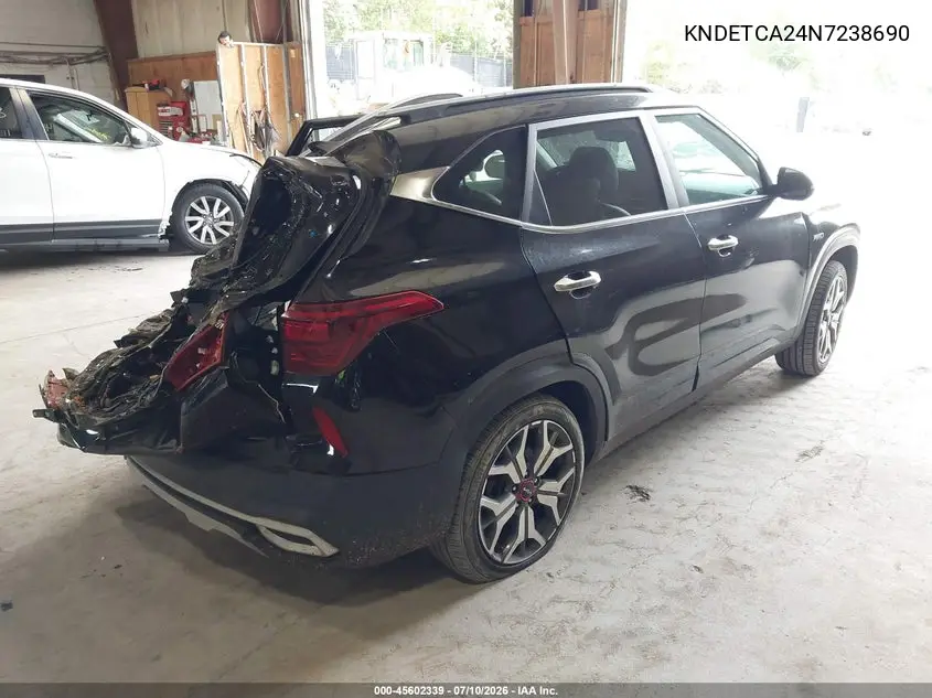 2022 Kia Seltos Sx Turbo VIN: KNDETCA24N7238690 Lot: 45602339