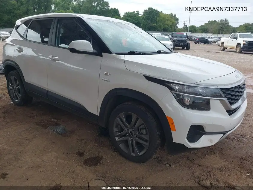 2022 Kia Seltos Lx VIN: KNDEPCAA9N7337713 Lot: 45620488