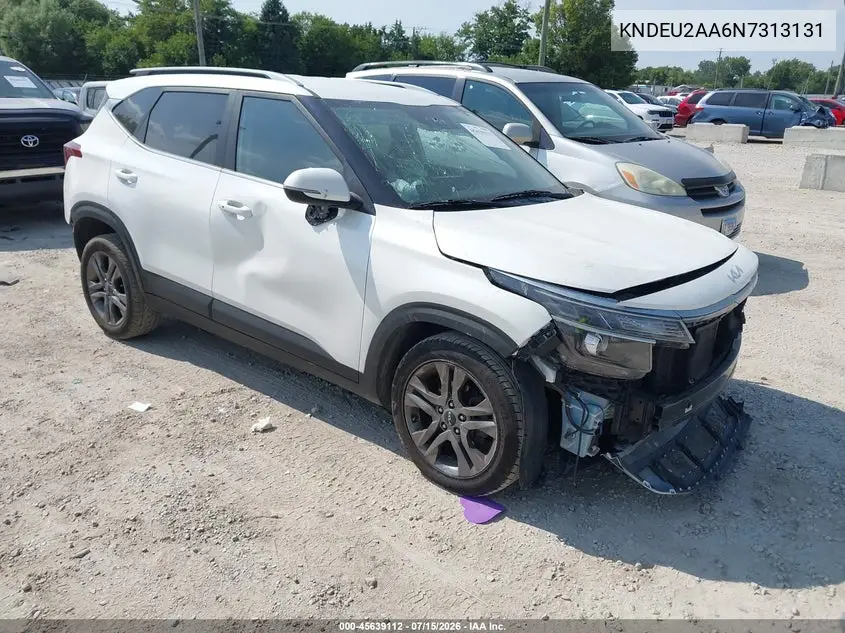 2022 Kia Seltos S VIN: KNDEU2AA6N7313131 Lot: 45639112