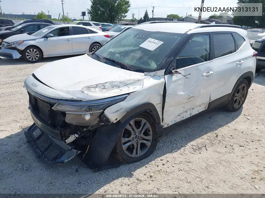 2022 Kia Seltos S VIN: KNDEU2AA6N7313131 Lot: 45639112