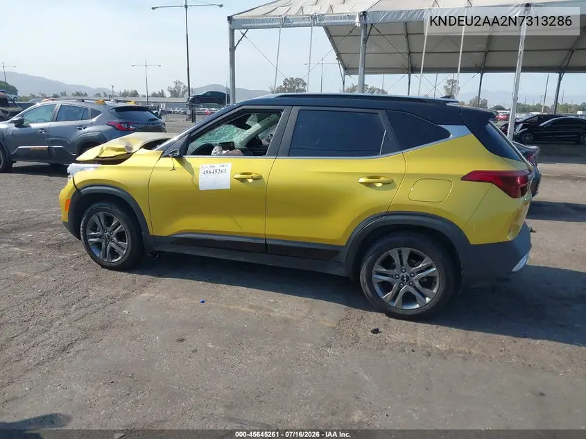 2022 Kia Seltos S VIN: KNDEU2AA2N7313286 Lot: 45645261