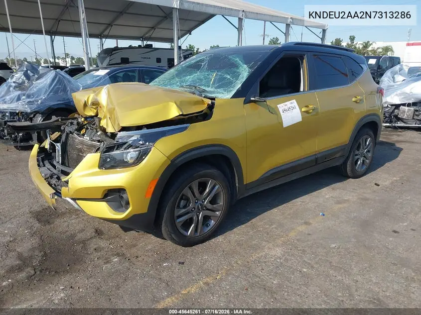 2022 Kia Seltos S VIN: KNDEU2AA2N7313286 Lot: 45645261