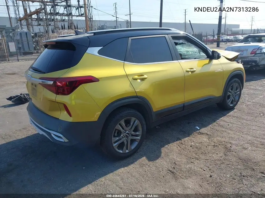 2022 Kia Seltos S VIN: KNDEU2AA2N7313286 Lot: 45645261