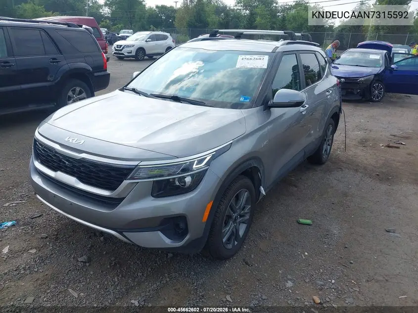 2022 Kia Seltos VIN: KNDEUCAAN7315592 Lot: 45662602