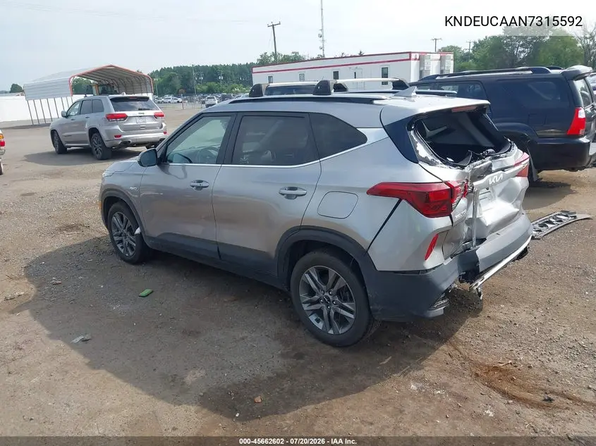 2022 Kia Seltos VIN: KNDEUCAAN7315592 Lot: 45662602