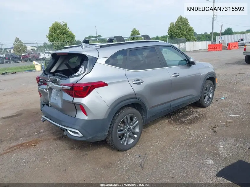 2022 Kia Seltos VIN: KNDEUCAAN7315592 Lot: 45662602
