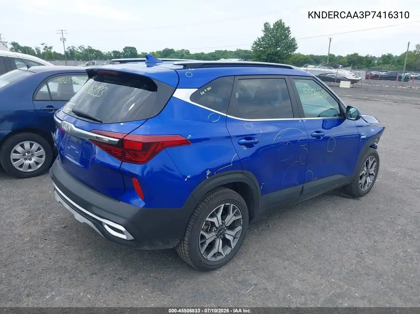 2023 Kia Seltos Ex VIN: KNDERCAA3P7416310 Lot: 45506833