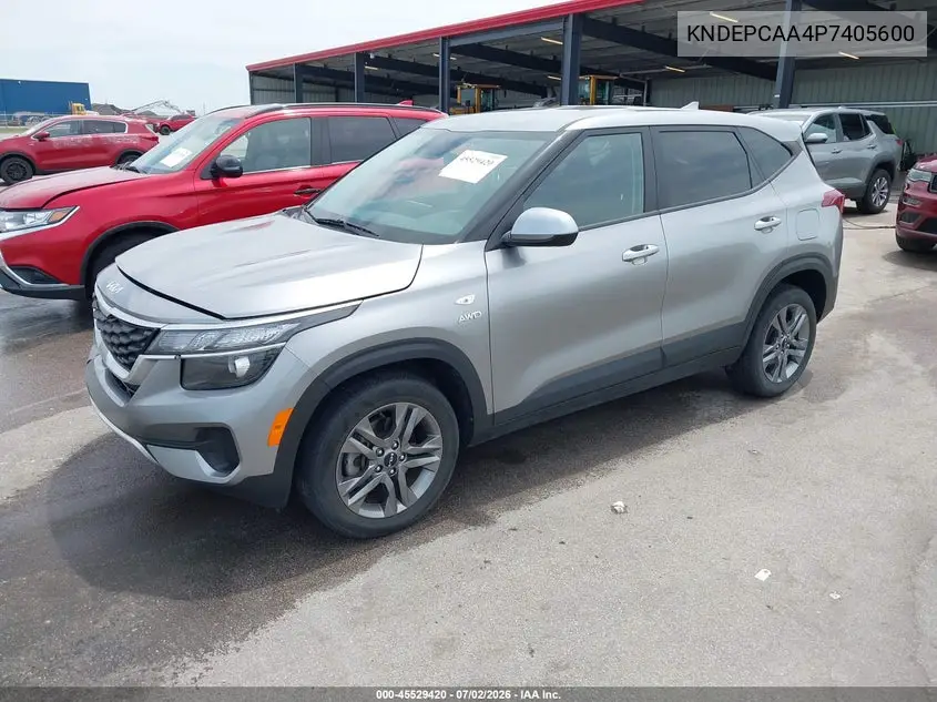 2023 Kia Seltos Lx VIN: KNDEPCAA4P7405600 Lot: 45529420
