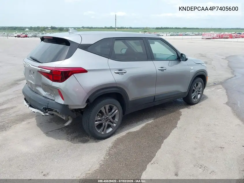 2023 Kia Seltos Lx VIN: KNDEPCAA4P7405600 Lot: 45529420