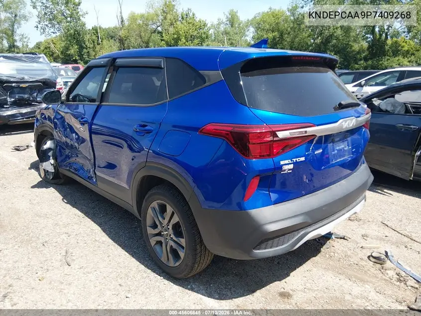 2023 Kia Seltos Lx VIN: KNDEPCAA9P7409268 Lot: 45606645
