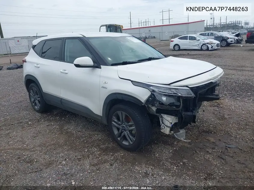 2023 Kia Seltos Lx VIN: KNDEPCAA7P7448263 Lot: 45611775