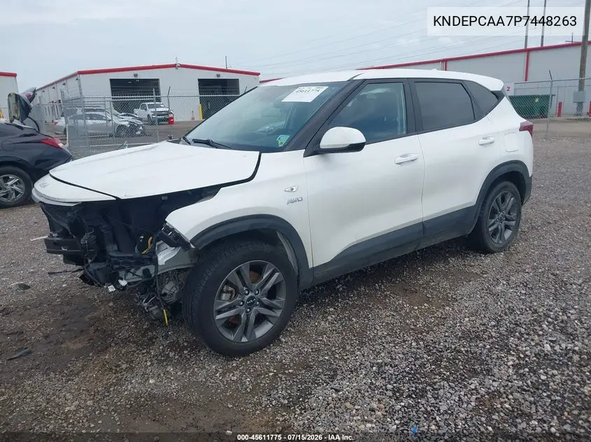 2023 Kia Seltos Lx VIN: KNDEPCAA7P7448263 Lot: 45611775