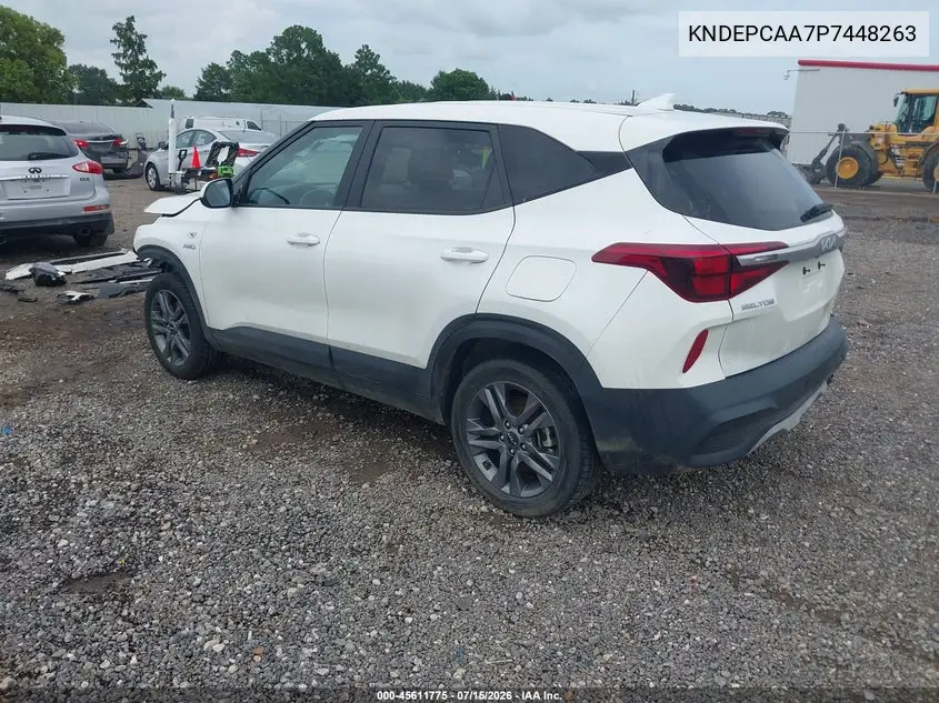 2023 Kia Seltos Lx VIN: KNDEPCAA7P7448263 Lot: 45611775
