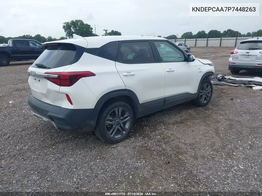 2023 Kia Seltos Lx VIN: KNDEPCAA7P7448263 Lot: 45611775