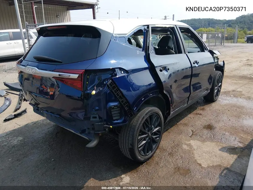 2023 Kia Seltos Nightfall Edition VIN: KNDEUCA20P7350371 Lot: 45617886