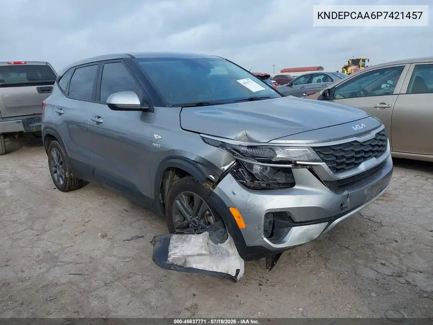 2023 Kia Seltos Lx VIN: KNDEPCAA6P7421457 Lot: 45637771
