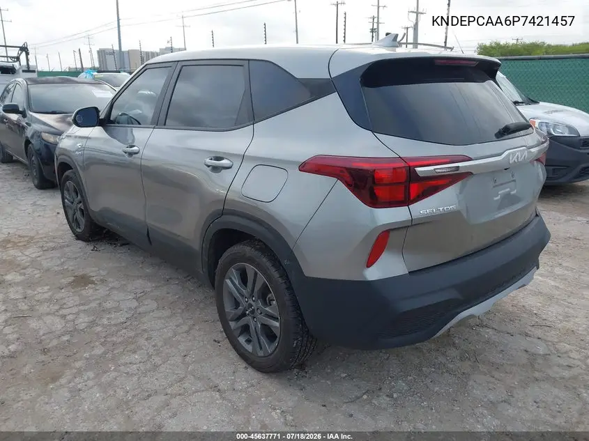 2023 Kia Seltos Lx VIN: KNDEPCAA6P7421457 Lot: 45637771