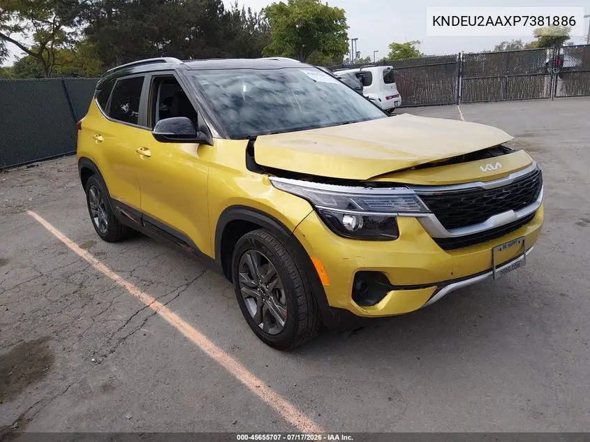 2023 Kia Seltos S VIN: KNDEU2AAXP7381886 Lot: 45655707