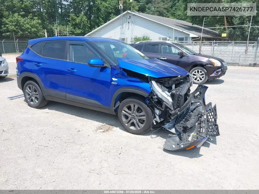 2023 Kia Seltos Lx VIN: KNDEPCAA5P7426777 Lot: 45672266