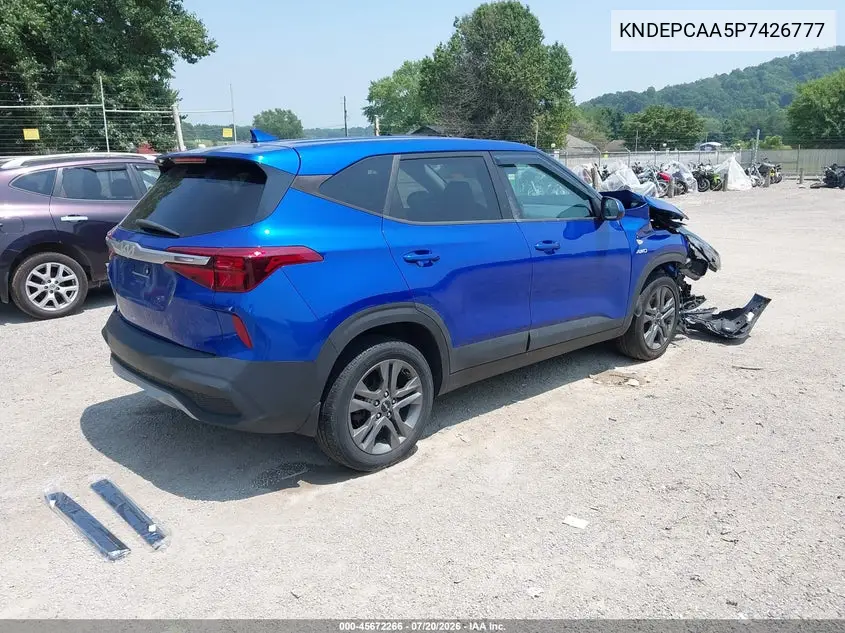 2023 Kia Seltos Lx VIN: KNDEPCAA5P7426777 Lot: 45672266
