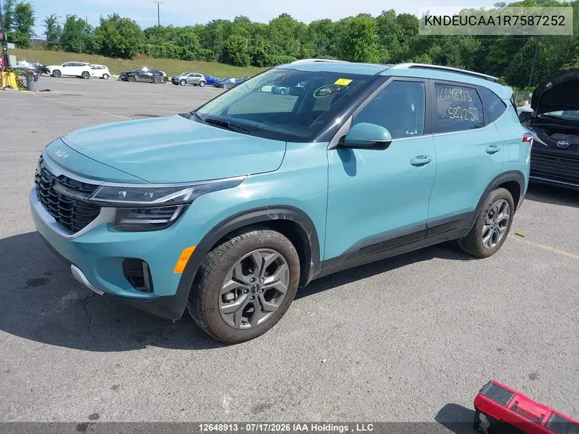 2024 Kia Seltos S VIN: KNDEUCAA1R7587252 Lot: 12648913