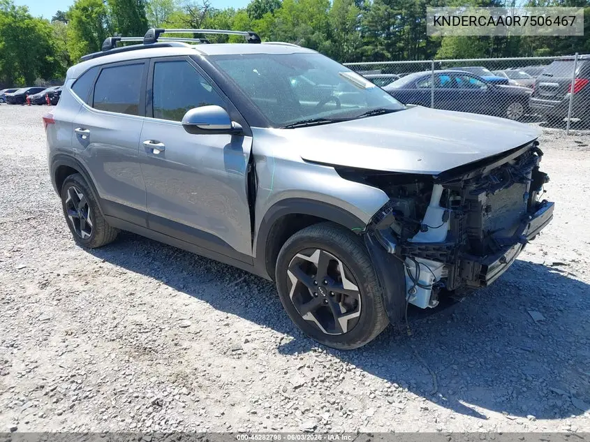 2024 Kia Seltos Ex VIN: KNDERCAA0R7506467 Lot: 45282798