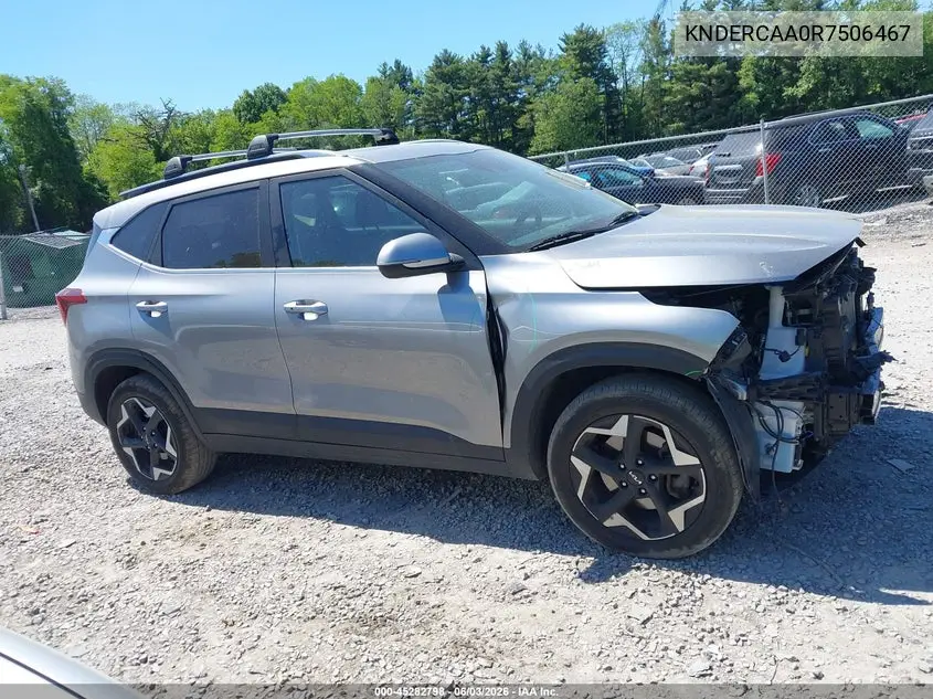 2024 Kia Seltos Ex VIN: KNDERCAA0R7506467 Lot: 45282798
